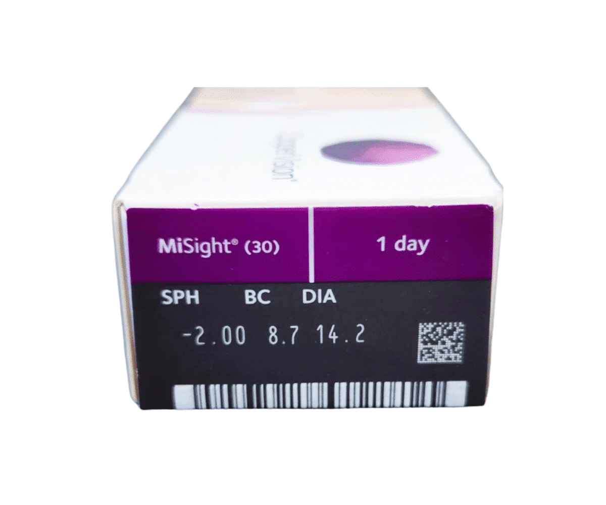 עדשות מגע יומיות - מיי סייט להאטת קוצר ראייה - MiSight 1Day 30pck