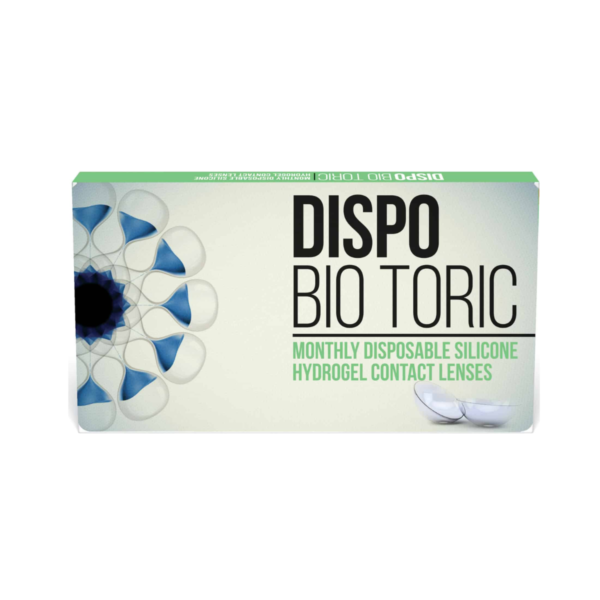 עדשות מגע צילינדר חודשיות Dispo Bio Toric 3pck