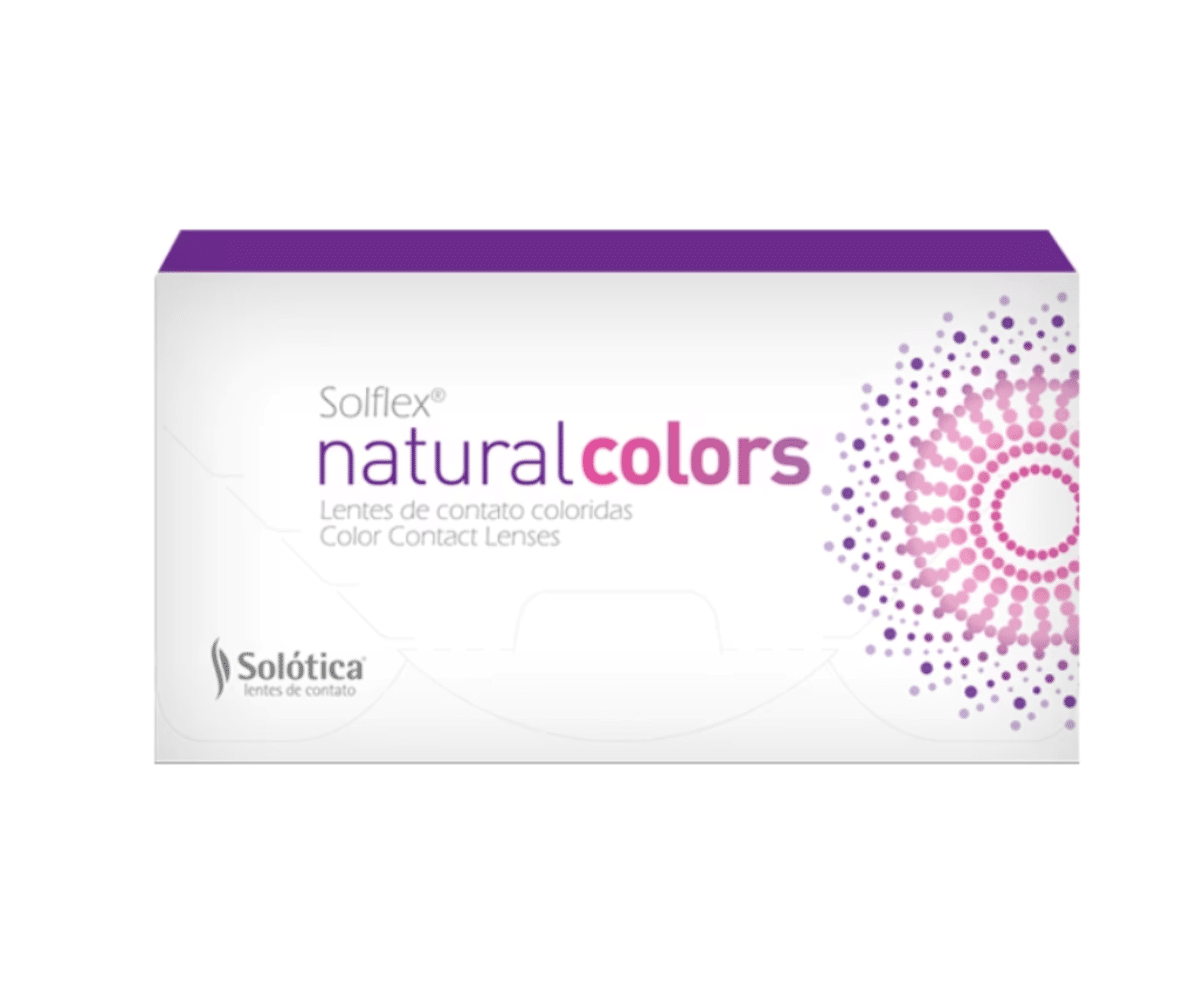 עדשות מגע צבעוניות חודשיות Solotica Solflex Natural Colors 2pck