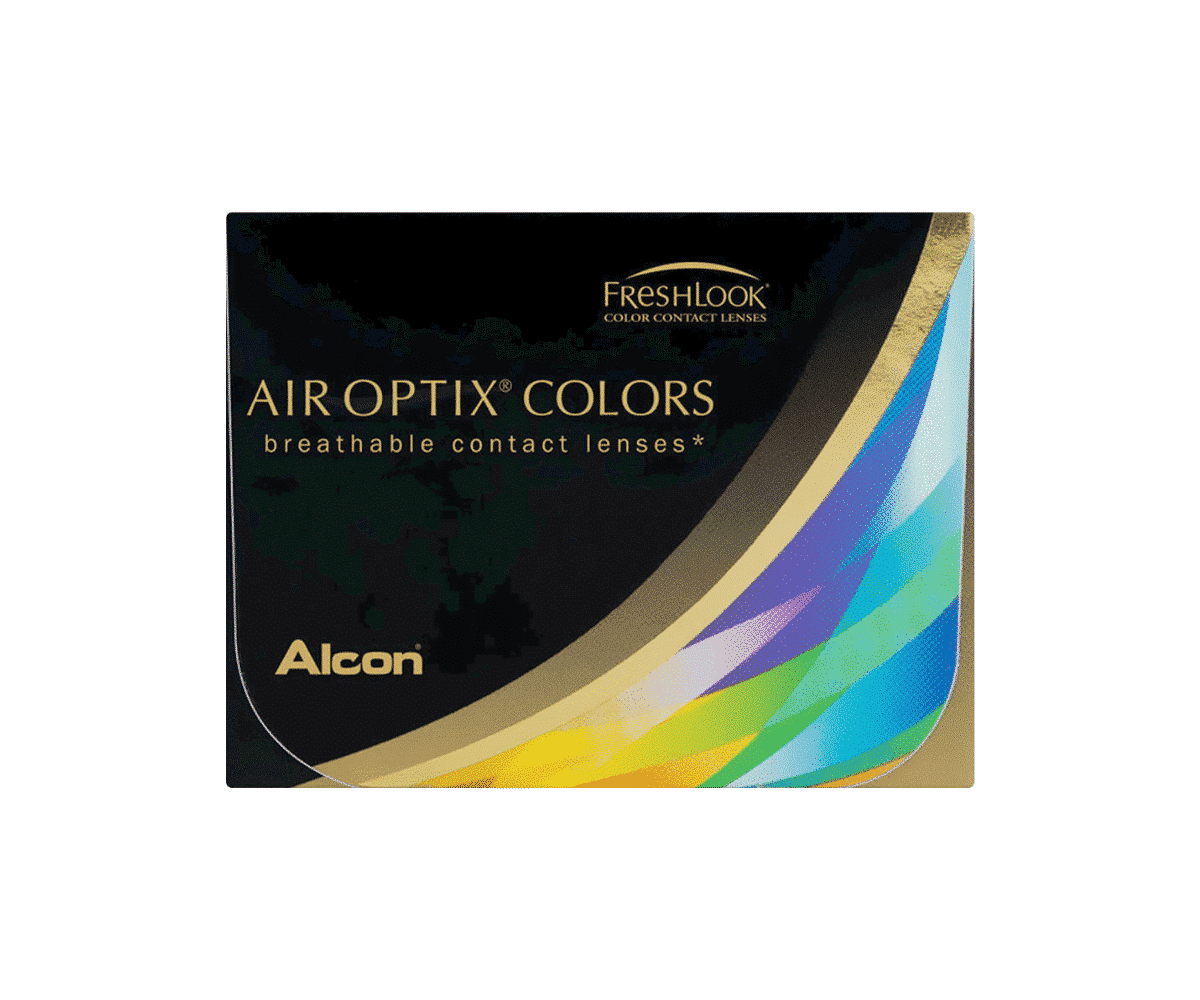 עדשות מגע צבעוניות חודשיות Air Optix Colors 2pck