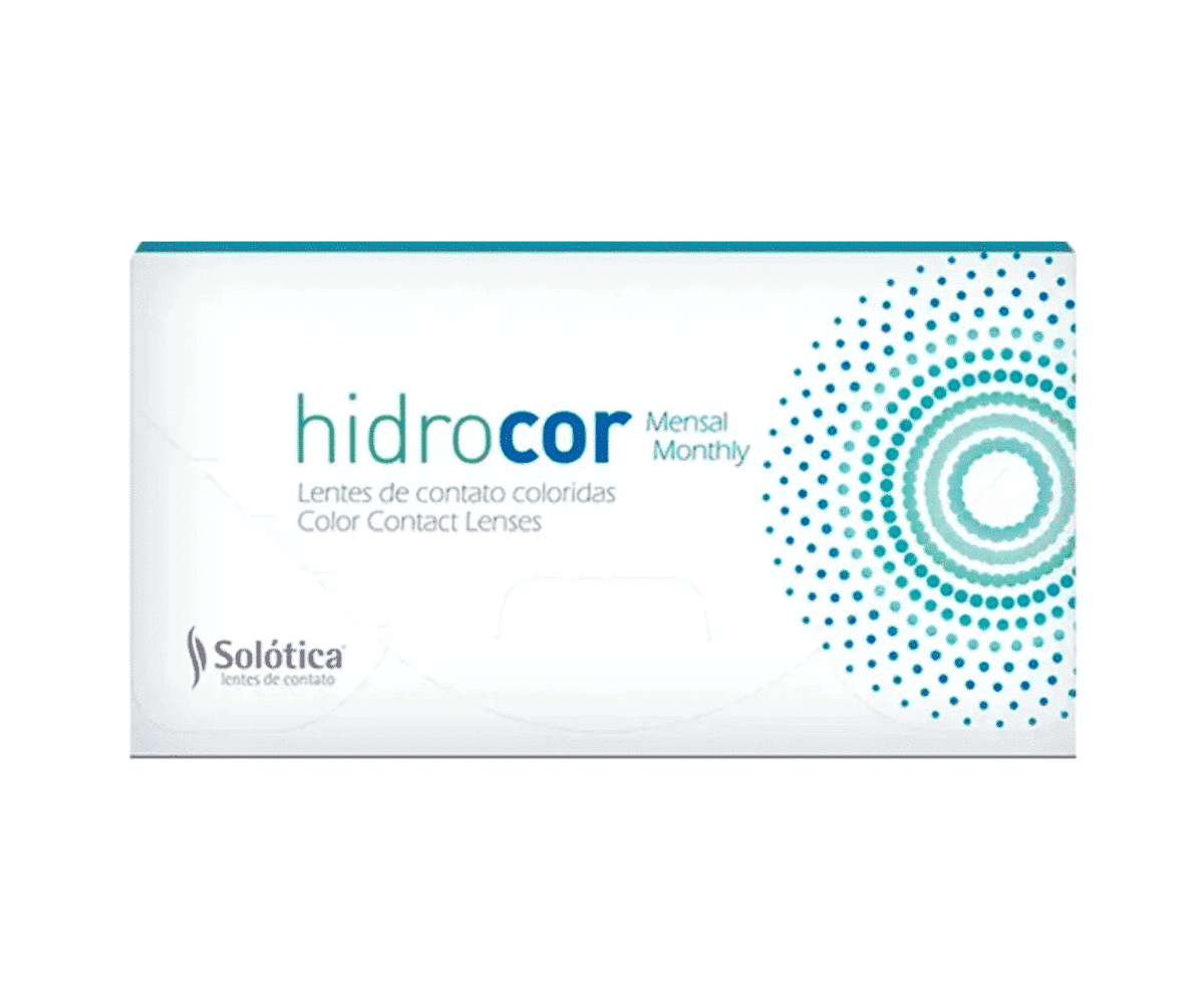 עדשות מגע צבעוניות חודשיות Hidrocor monthly 2pck