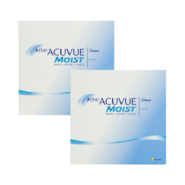 עדשות מגע יומיות אקיוביו מויסט באריזת חיסכון – One Day Acuvue Moist 180pck