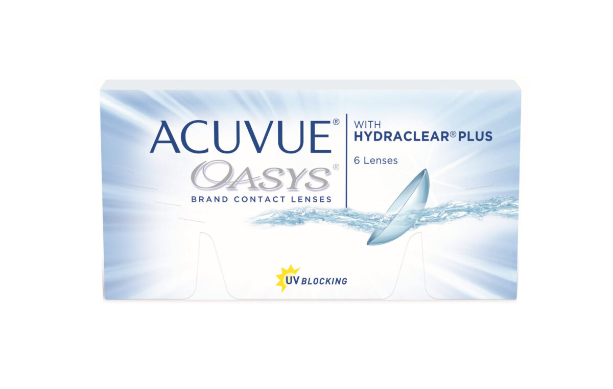 עדשות מגע דו שבועיות אקיוביו אואזיס (Acuvue Oasys 6pck)