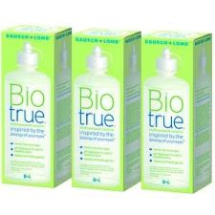 שלישיית תמיסות לעדשות מגע ביו טרו - Bio True 3