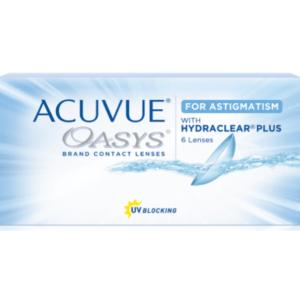 אקיוביו אואזיס צילינדר דו שבועיות – Acuvue Oasys For Astigmatism 6PCK