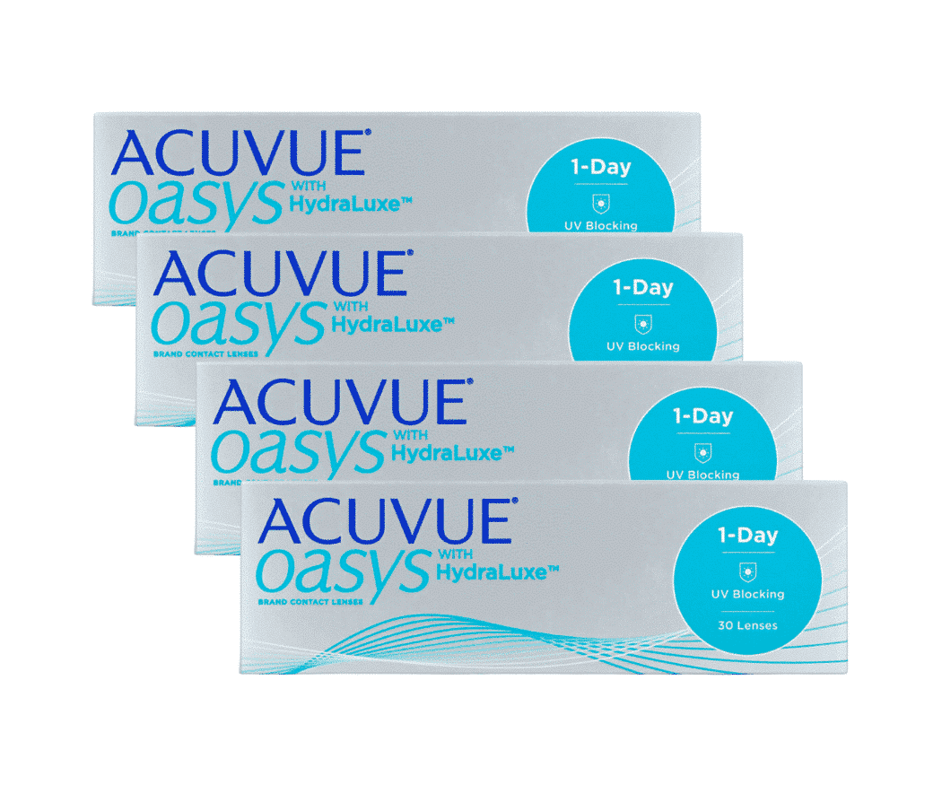 עדשות מגע יומיות - אקיוביו אואזיס וואן דיי - 1Day Acuvue Oasys 120Pck