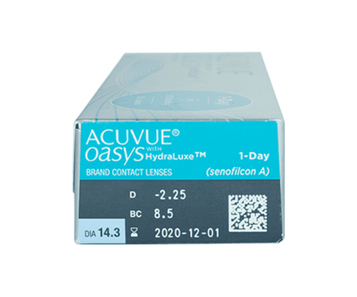 עדשות מגע יומיות - אקיוביו אואזיס וואן דיי - 1Day Acuvue Oasys 120Pck