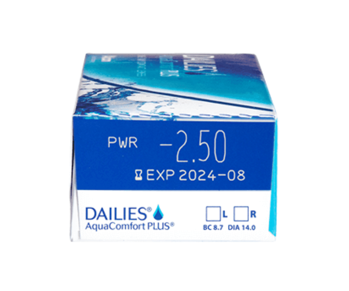 עדשות מגע יומיות - דייליס אקווה קומפורט פלוס - DAILIES AquaComfort Plus 120pck