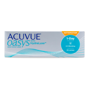 אקיוביו אואזיס צילינדר יומיות - Acuvue Oasys 1 Day for Astigmatism 30pck