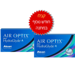 עדשות חודשיות אייר אופטיקס - Air Optix Plus HydraGlyde 6pck