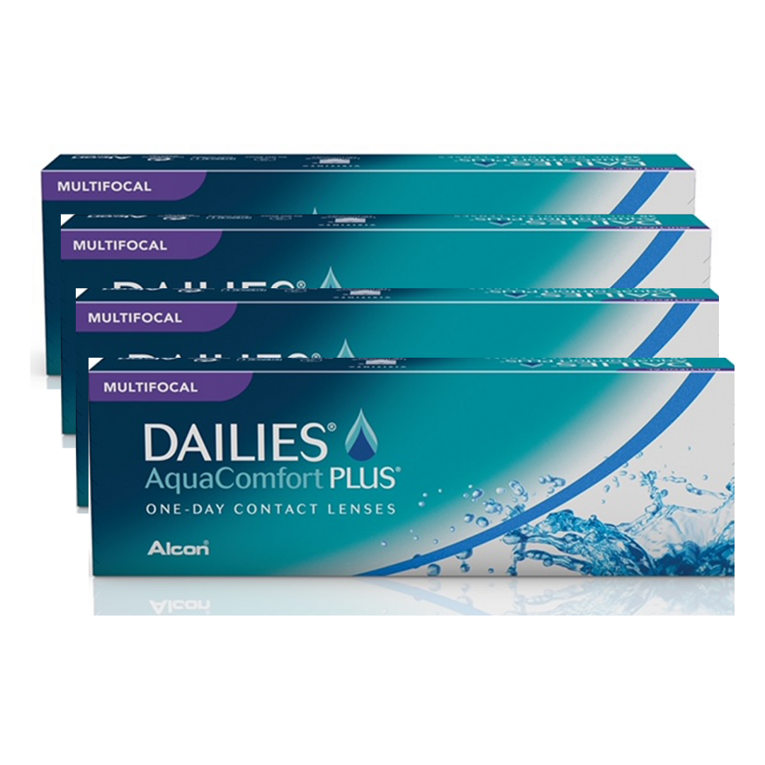 עדשות מגע מולטיפוקל DAILIES AquaComfort Plus Multifocal 120pck