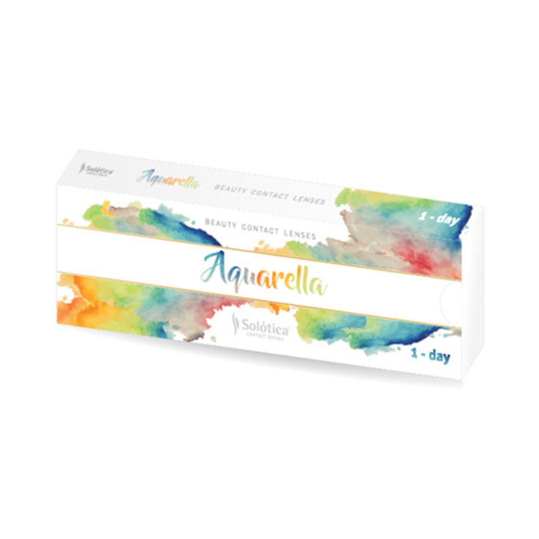 עדשות צבעוניות יומיות סולוטיקה אקוורלה - Solotica Aquarella Daily