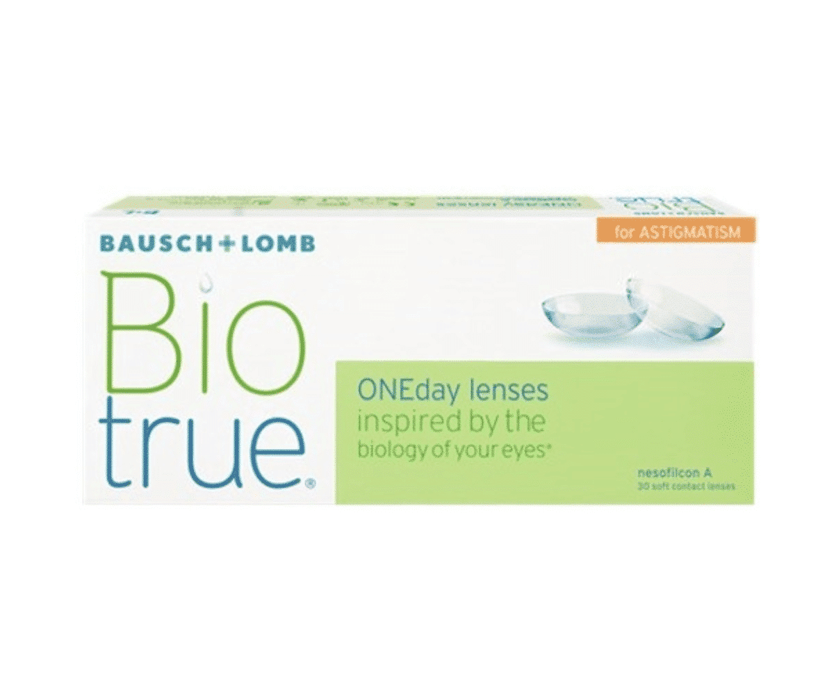 עדשות מגע צילינדר יומיות, ביוט טרו ואן דיי פור אסטגמטיזם, Biotrue ONEday for Astigmatism