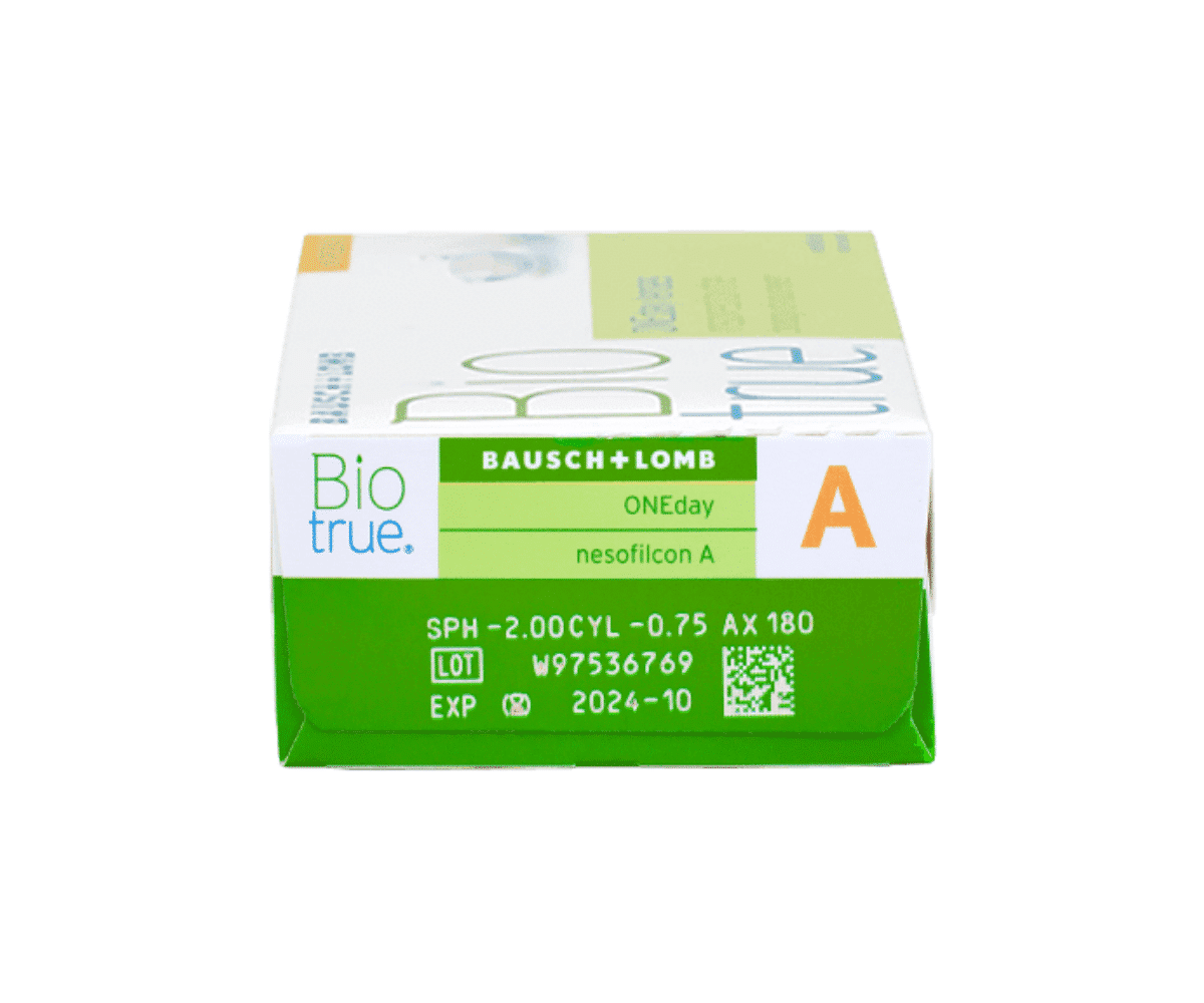 עדשות מגע צילינדר יומיות, ביוט טרו ואן דיי פור אסטגמטיזם, Biotrue ONEday for Astigmatism