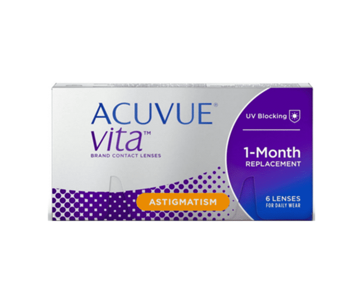 עדשות מגע חודשיות אקיוביו ויטה עם צילינדר - acuvue vita for astigmatism
