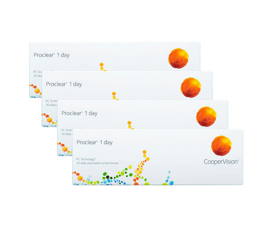 עדשות מגע יומיות, פרוקליר וואן דיי במבצע - Proclear 1 Day 120pck